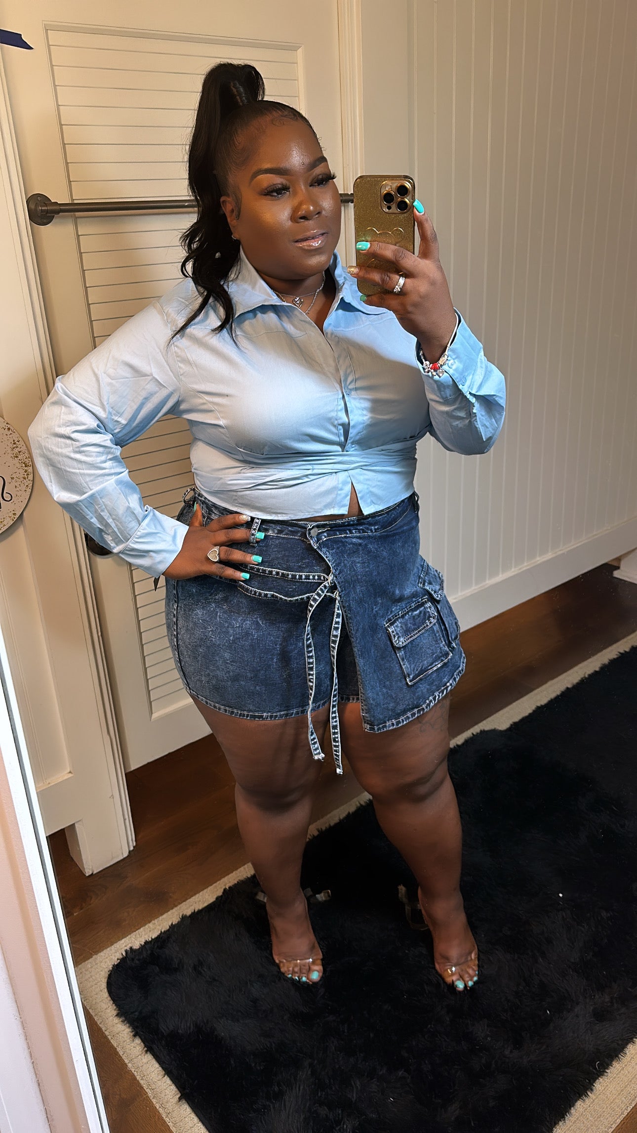 She just that girl skort -Plus