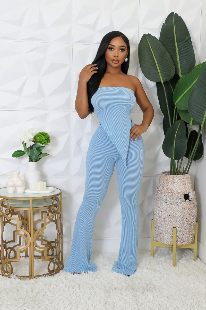 A bad girl two piece pants  set