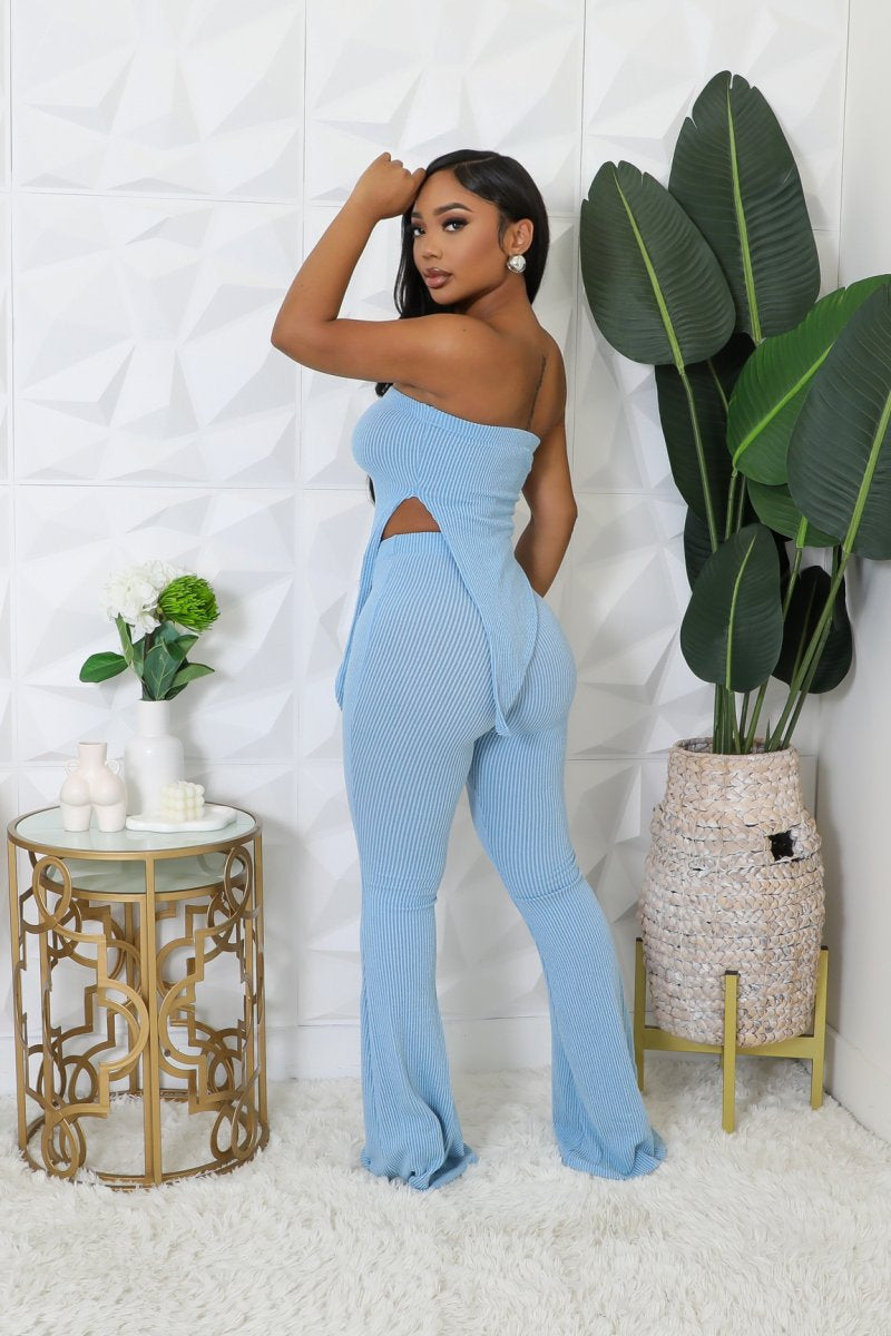 A bad girl two piece pants  set